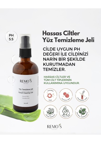 Hassas Ciltler Yüz Temizleme Jeli - Sensitive Skin Cleansing Gel 100 ml modelleri
