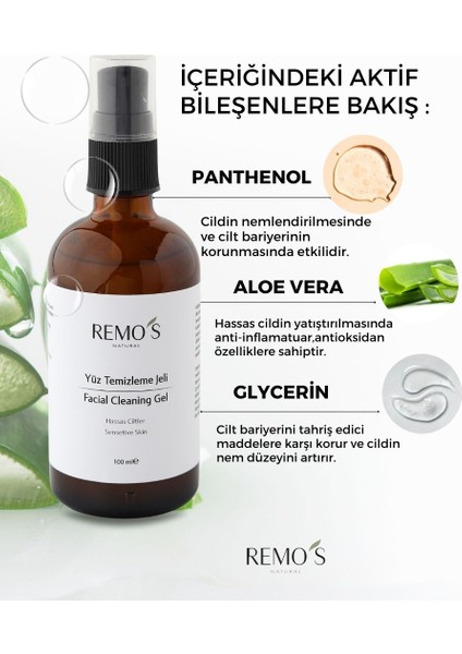 Hassas Ciltler Yüz Temizleme Jeli - Sensitive Skin Cleansing Gel 100 ml indirimleri
