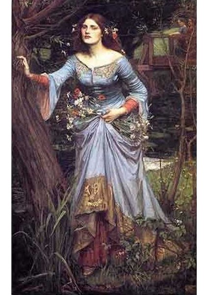 John William Ormanda Ophelia | Elmas Mozaik Tablo | Mozaik Puzzle | 40x60 | E20203025M