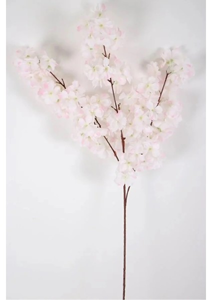 Yapay Çiçekacık Pembe Bahar Dalı Japon Kiraz Çiçeği 90 cm