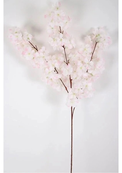 Yapay Çiçekacık Pembe Bahar Dalı Japon Kiraz Çiçeği 90 cm