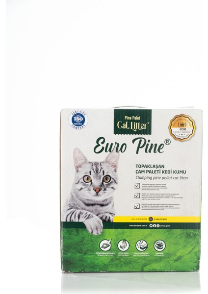 Topaklaşan Çam Peleti Kedi Kumu