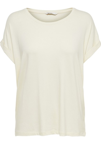 Kadın Geniş Yaka Basic Tişört 15106662 indirimleri