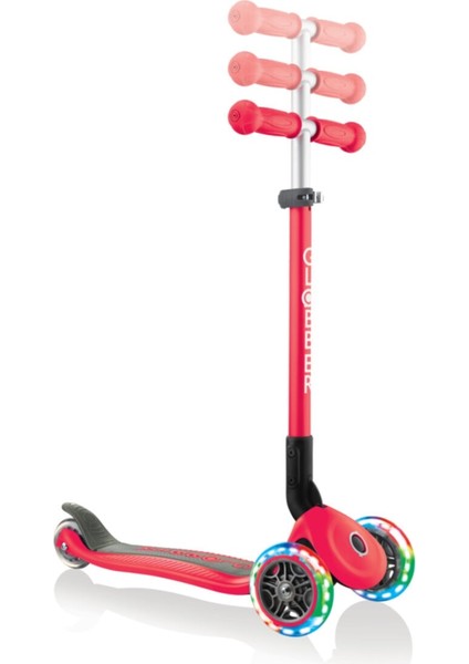 Kırmızı Primo Katlanabilir Işıklı Kırmızı Çocuk Scooter 3 fiyatları