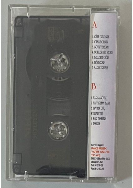 Nilüfer Söyleyemedim Kaset (Orjinal Dönem Baskı)