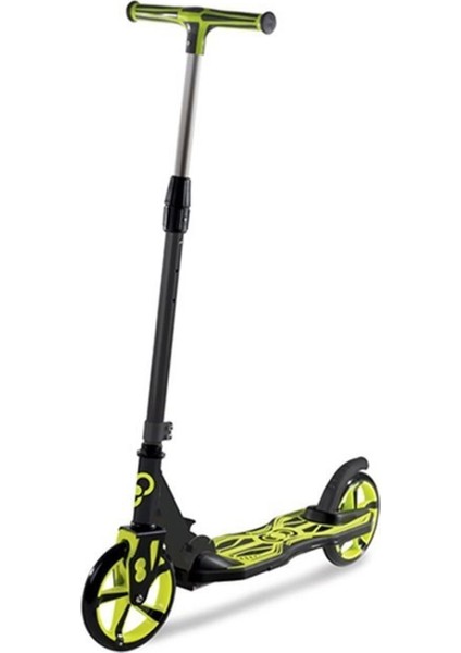 100 kg 12 Yaş ve Üzeri Katlanabilir Neon Scooter Katlanabilir Siyah 2