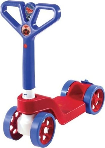 Tekno Trust Beyaz Furkan Toys Spider Style 4 Tekerlekli Scooter Katlanır Direksiyon 4