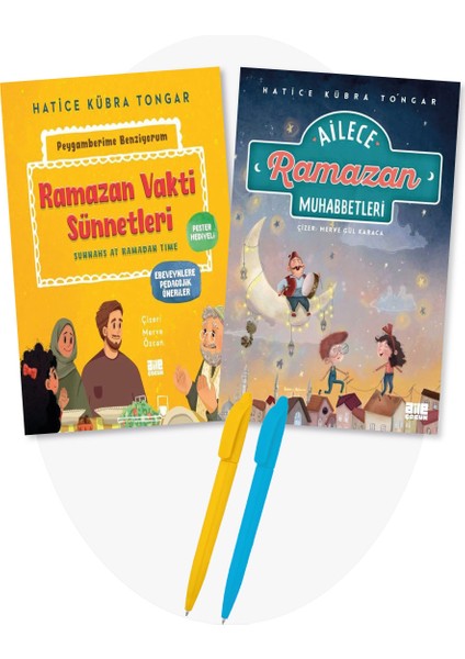 Hatice Kübra Tongar 2 Kitap Set(Ramazan Vakti Sünnetleri Ailece Ramazan Muhabbetleri)-