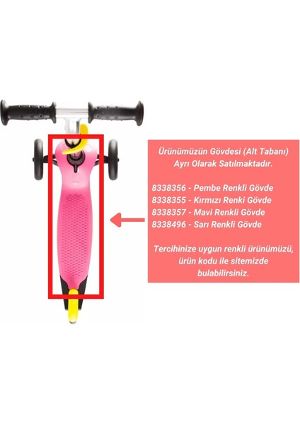 Siyah Oxelo Çocuk Scooter Iskeleti - B1