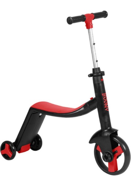 Tekno Trust 50 kg Boony Scooter Kırmızı 3 Kırmızı Manuel Katlanabilir