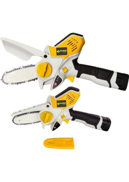 Tekno Trust Sturdy Magic Saw X-Torq 1800 Li-On Akülü Dal Kesme Testere Bıçkı Makinası Çift Akülü