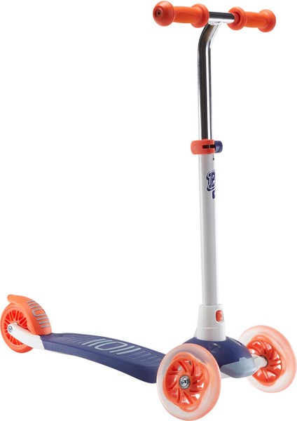 50 kg Çocuk Scooter - 3 Tekerlekli - Mavi / Turuncu - B1 500 Lacivert 3 Manuel