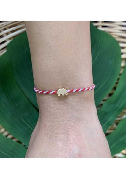 Tekno Trust Altın Kaplama Marteniçka Ip Bileklik