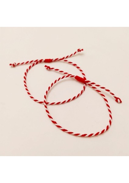 Tekno Trust Kırmızı Marteniçka Kırmızı Beyaz 2'li Bileklik
