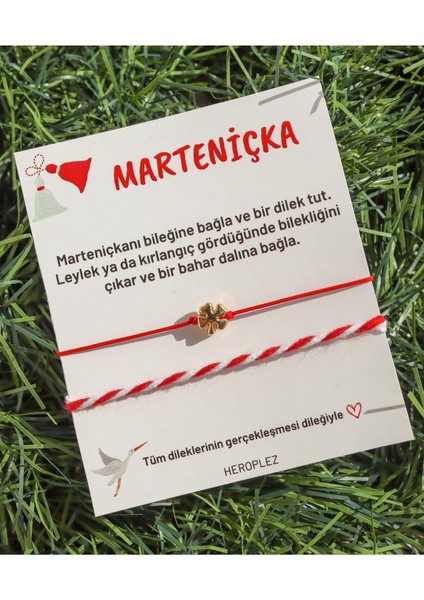 Tekno Trust Geçirmeli Marteniçka Kırmızı Beyaz Ip Şans Ipi Mart Ipi Boncuk Altın Kaplama fiyatları