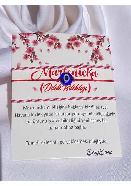 Tekno Trust B Marteniçka ve Nazar Boncuklu 3 Lü Bileklik Seti Geçirmeli Kırmızı Nazar Boncuğu Altın Kaplama