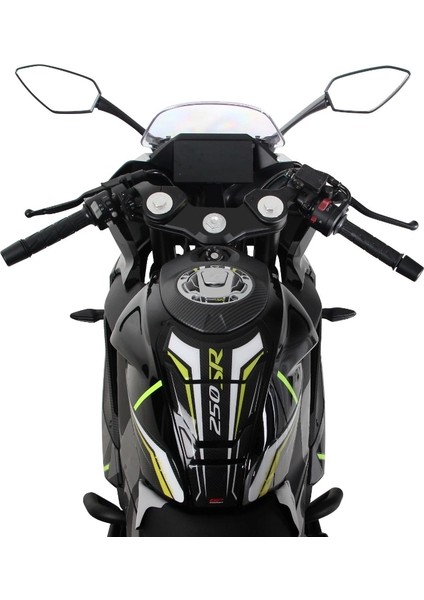 Cf Moto 250 Sr 2020-2024 Uyumlu Tank Pad Seti Sarı