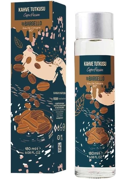Kahve Tutkusu 180 ml Cam Dökme Kapak Kolonya Edc fiyatları