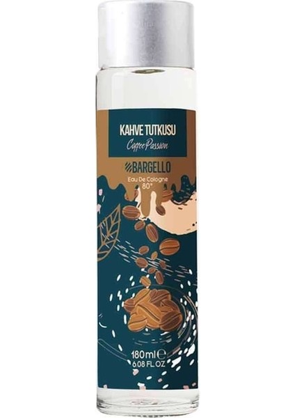 Kahve Tutkusu 180 ml Cam Dökme Kapak Kolonya Edc modelleri