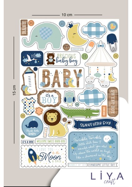 Baby Shower Sticker Set-Planner Ajanda Bullet Journal Için Uygun Set fırsatları