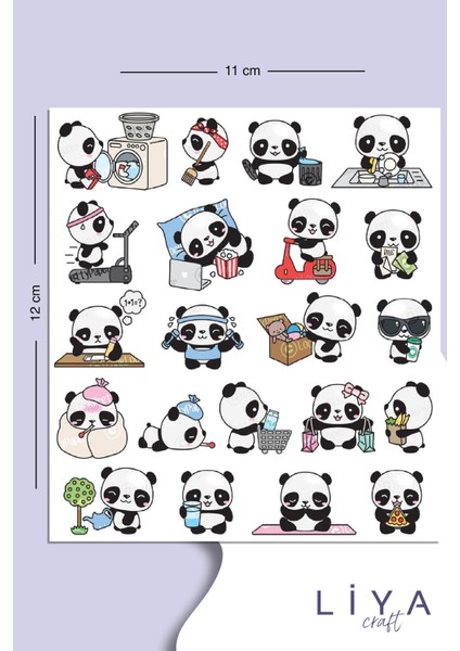 8 Sayfa Muhteşem Sevimli Hayvan Sticker Set fırsatları