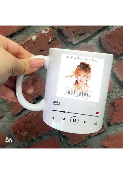 Size Özel Spotify Sezen Aksu Zalim Baskılı Kupa Bardaklar