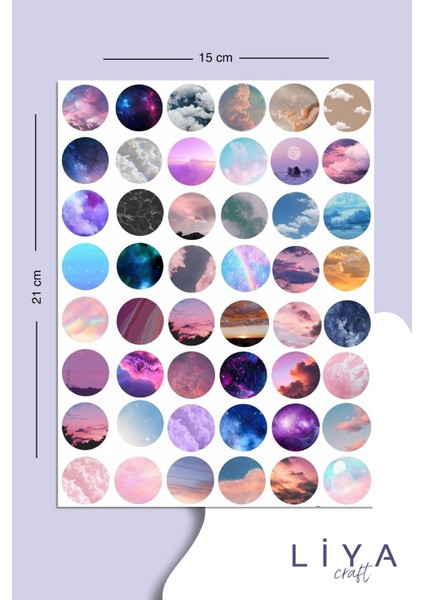 175 Adet Bohem Sticker Set-Planner Ajanda Bullet Journal Için Uygun Set indirimleri