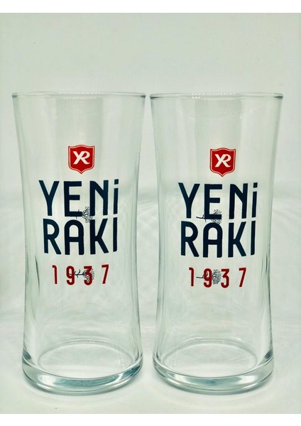 Poyraz Koleksiyon Yeni Rakı 1937 6 Adet Rakı Bardağı + Yeni Rakı Şişe Kova