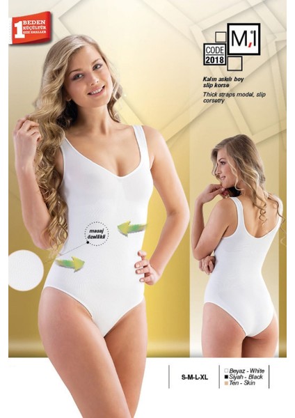 Tekno Trust Bej Dikişsiz Kalın Askılı Boy Slip Lohusa Korse Slip fiyatları