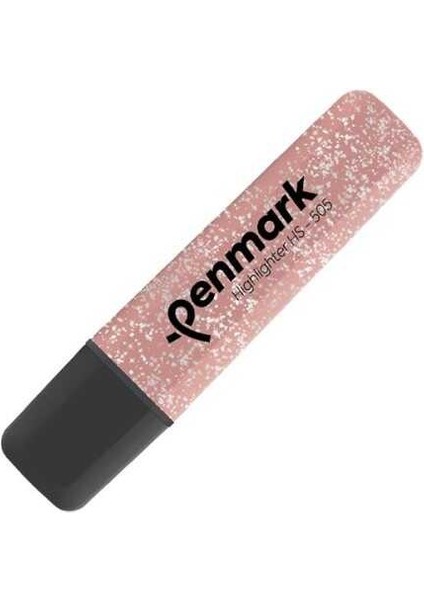 Metalik Simli Fosforlu Kalem Bronz