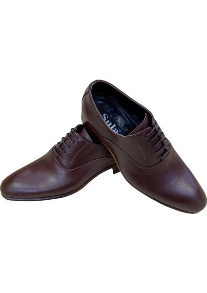 Erkek Kösele Taban Bağcıklı Içi Dışı Deri-73-Kahve fırsatları
