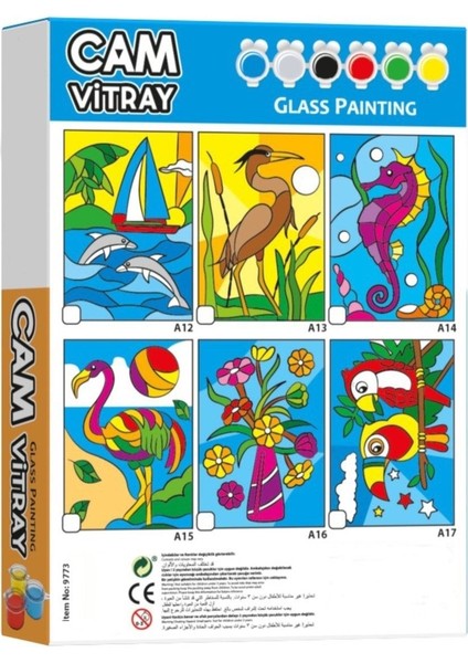Sepeti Cam Vitray Boyama Sanatı, Glass Painting modelleri