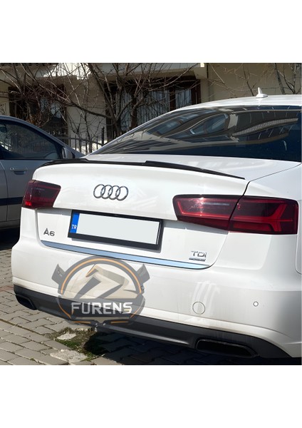 Audi A6 Bagaj Üstü Slim Yarasa Spoiler Piano Black Parlak Siyah 2012 - 2017 fiyatları