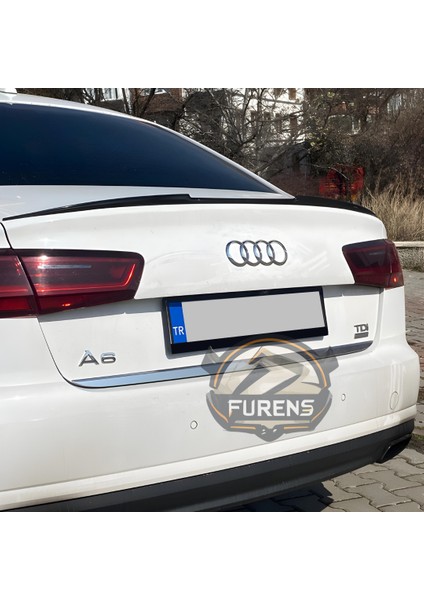 Audi A6 Bagaj Üstü Slim Yarasa Spoiler Piano Black Parlak Siyah 2012 - 2017 fırsatları