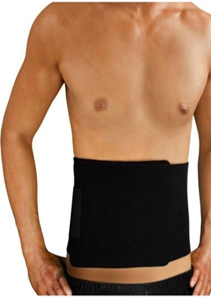 Tekno Trust Siyah Termal Sauna Kemer Neopren Bel Korse Sporcu Kemer Zayıflama Kemeri 105 cm X15 cm Spor
