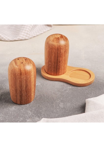 Bambu Tuzluk Biberlik Baharatlık Bambu Tuzluk Bambu Biberlik Standlı Tuzluk fiyatları