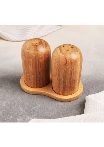 Bambu Tuzluk Biberlik Baharatlık Bambu Tuzluk Bambu Biberlik Standlı Tuzluk fırsatları