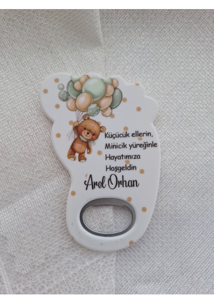 Ayak Şeklinde Açacak Bebek Hediyelik (30 Adet)