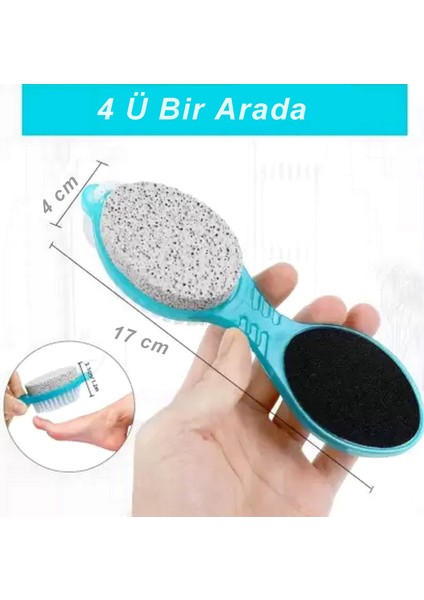 Renkli 4 in 1 Topuk Rendesi Topuk Ponza Taşı modelleri