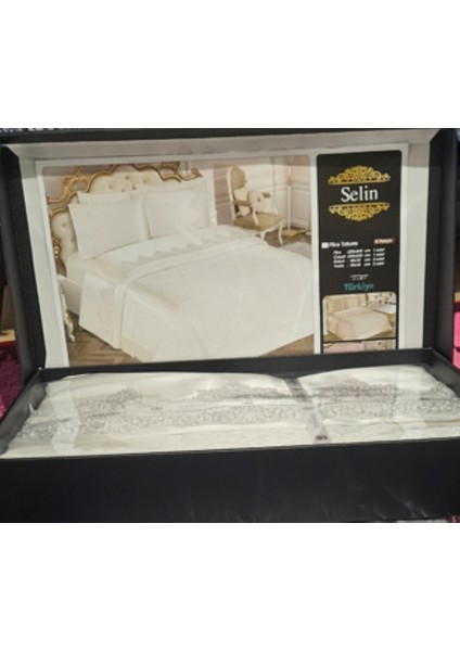 Selin Pike Takımı Fransız Dantel Detaylı---6 Parça fiyatları