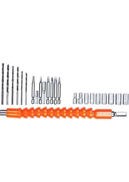 Tekno Trust Darbeli 32 Volt 5.0 Amper Çift Akülü 27 Parça Uç Setli Şarjlı Vidalama Matkap 10 Volt Li-Ion Akülü
