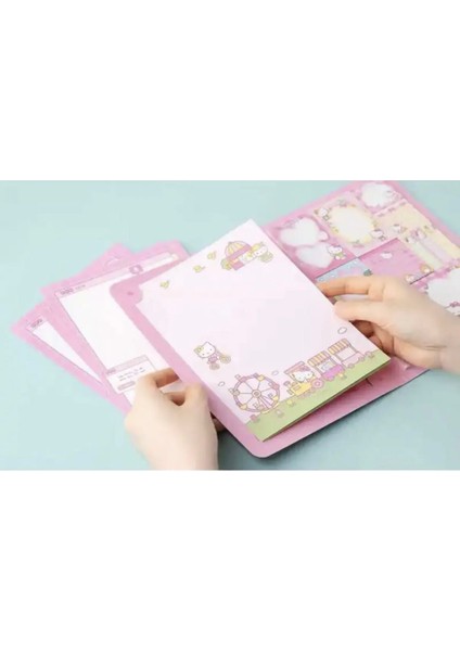 Sanrio Hello Kitty Kawai Kore Japon Kırtasiye Ofis Postit Yapışkanlı Kağıt Set (Yurt Dışından Getirildi) modelleri