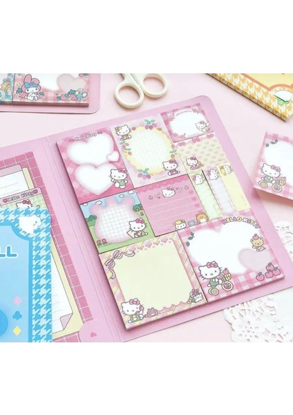 Sanrio Hello Kitty Kawai Kore Japon Kırtasiye Ofis Postit Yapışkanlı Kağıt Set (Yurt Dışından Getirildi) indirimleri