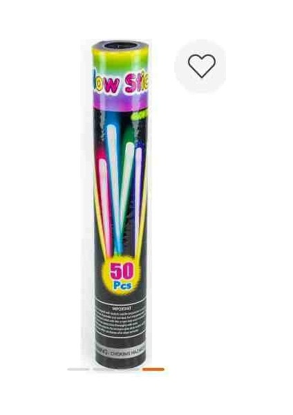 Glow Stick Fosforlu Çubuk 50'li