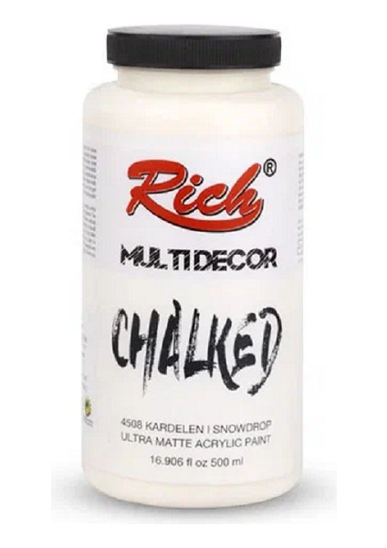 Multi Decor Chalked 500CC Her Yüzey Için Akrilik Boya Kardelen