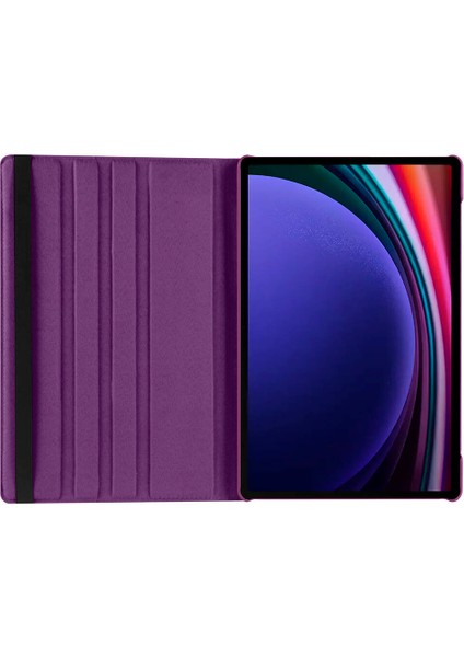 Samsung Galaxy Tab S9 Ultra SM-X910 Kılıf 360 Dönebilen Standlı Case