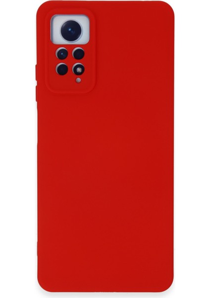 Case World Caseworld Xiaomi Redmi Note 12 Pro 4g Kapak Içi Kadife Kamera Korumalı Lansman Silikon Kılıf - Kırmızı