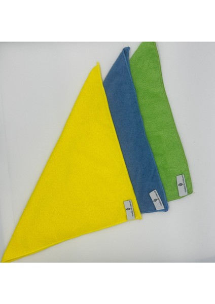3'lü Sihirli Mikrofiber Ocak Ankastre Davlumbaz Yağ ve Kurulama Bezi 40X40