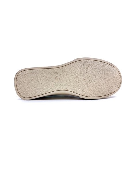 G24Y325 Tekstil ve Deri Camel Renk Bağcıksız Slip On Kadın Ayakkabı