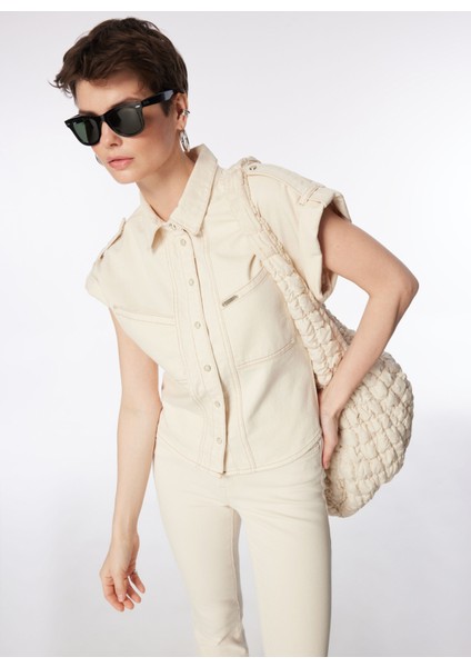 Regular Fit Natürel Kadın Ceket 242 Lcf 131003 Vakka Natural